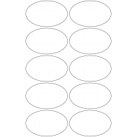 10732 - Label Size 90mm x 56mm - 2370 labels per roll 10732 - Label Size 90mm x 56mm - 2370 labels per roll