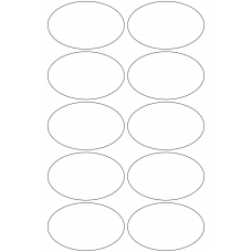 10732 - Label Size 90mm x 56mm - 2370 labels per roll 