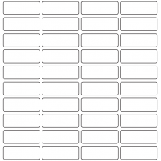 10735 - Label Size 48mm x 17mm - 13360 labels per roll 