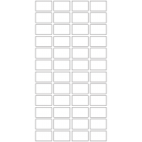 10737 - Label Size 34mm x 21mm - 11380 labels per roll