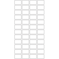 10737 - Label Size 34mm x 21mm - 11380 labels per roll 
