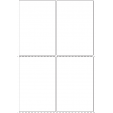 10738 - Label Size 100mm x 150mm - 910 labels per roll 