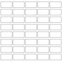 10742 - Label Size 40mm x 20mm - 13360 labels per roll