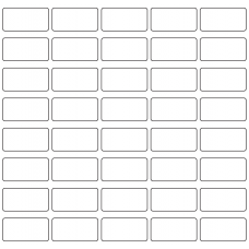 10742 - Label Size 40mm x 20mm - 13360 labels per roll 