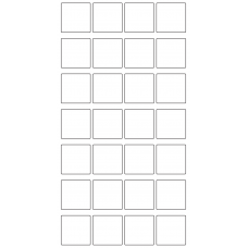 10743 - Label Size 35mm x 35mm - 6640 labels per roll 