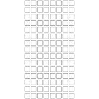 10745 - Label Size 15mm x 15mm - 28450 labels per roll