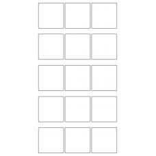 10747 - Label Size 48mm x 48mm - 3560 labels per roll 