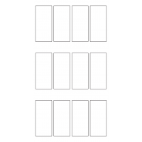 10748 - Label Size 34mm x 75mm - 2840 labels per roll