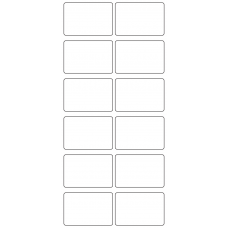 10751 - Label Size 60mm x 40mm - 3010 labels per roll 