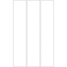 10782 - Label Size 66mm x 340mm - 610 labels per roll 