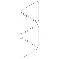 10786 - Label Size 85mm x 75.4mm - 1340 labels per roll 
