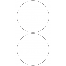 10789 - Label Size 131mm dia - 520 labels per roll 
