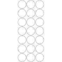 10794 - Label Size 41mm dia - 4770 labels per roll