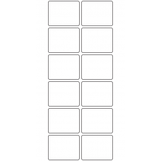 10804 - Label Size 42mm x 33mm - 3890 labels per roll 