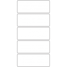 10807 - Label Size 105mm x 40mm - 1620 labels per roll 
