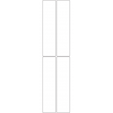 10816 - Label Size 45mm x 188mm - 730 labels per roll 