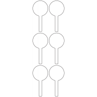 10821 - Label Size 40mm x 81mm - 1650 labels per roll 10821 - Label Size 40mm x 81mm - 1650 labels per roll