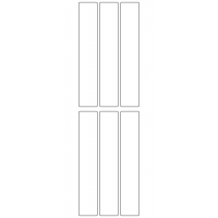 10836 - Label Size 25mm x 140mm - 1440 labels per roll