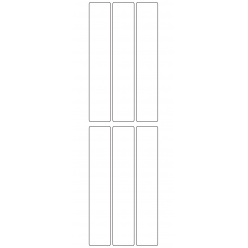 10836 - Label Size 25mm x 140mm - 1440 labels per roll 