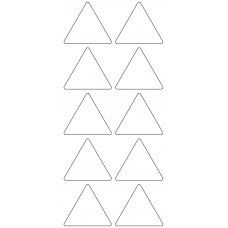 10837 - Label Size 60mm x 52mm - 2450 labels per roll 