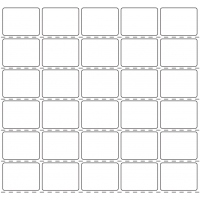 10842 - Label Size 40mm x 30mm - 10330 labels per roll