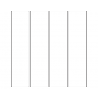 10846 - Label Size 45mm x 195mm - 1380 labels per roll