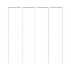 10846 - Label Size 45mm x 195mm - 1380 labels per roll 