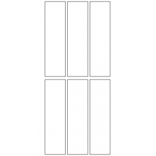 10850 - Label Size 30mm x 110mm - 1840 labels per roll 