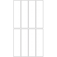 10852 - Label Size 34mm x 136mm - 2000 labels per roll
