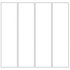10856 - Label Size 51mm x 204mm - 1340 labels per roll 