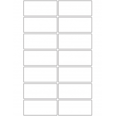 10858 - Label Size 75mm x 34mm - 3760 labels per roll 