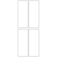 10861 - Label Size 49mm x 129mm - 1040 labels per roll