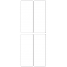 10861 - Label Size 49mm x 129mm - 1040 labels per roll 