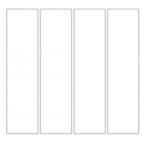 10865 - Label Size 55mm x 220mm - 1220 labels per roll