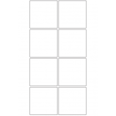 10866 - Label Size 72mm x 72mm - 1860 labels per roll 