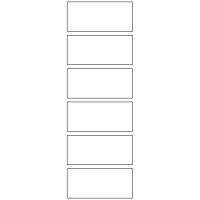 10877 - Label Size 67mm x 30mm - 2070 labels per roll