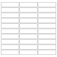 10917 - Label Size 70mm x 18mm - 10020 labels per roll