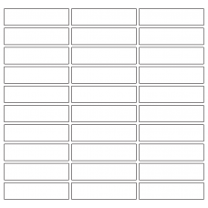 10917 - Label Size 70mm x 18mm - 10020 labels per roll 