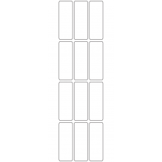10920 - Label Size 25mm x 70mm - 2840 labels per roll 