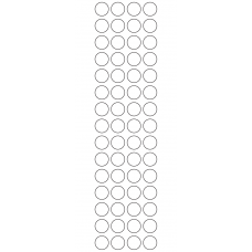 10923 - Label Size 16mm dia - 14220 labels per roll 