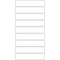 10927 - Label Size 150mm x 31mm - 2050 labels per roll