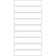 10927 - Label Size 150mm x 31mm - 2050 labels per roll 