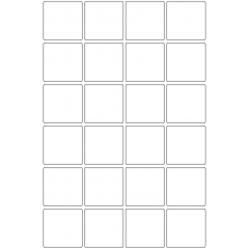 10931 - Label Size 48mm x 48mm - 5450 labels per roll 