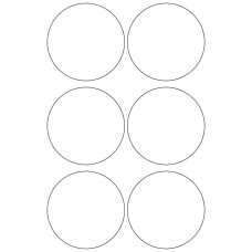 10934 - Label Size 78mm dia - 1650 labels per roll 
