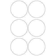 10935 - Label Size 85mm dia - 1500 labels per roll 