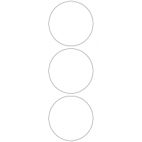 10936 - Label Size 100mm dia - 660 labels per roll