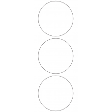 10936 - Label Size 100mm dia - 660 labels per roll 