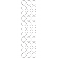 10937 - Label Size 23mm dia - 7820 labels per roll