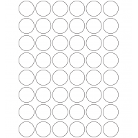 10943 - Label Size 30mm dia - 12450 labels per roll