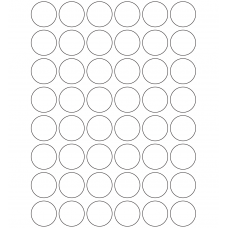 10943 - Label Size 30mm dia - 12450 labels per roll 